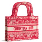 DIOR Book Tote Mini - Red/Cream - 图片 3