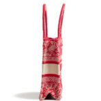 DIOR Book Tote Mini - Red/Cream - 图片 4