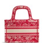 DIOR Book Tote Mini - Red/Cream - 图片 5