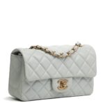 CHANEL Rectangular Mini Flap - Light Grey - 图片 4