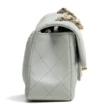 CHANEL Rectangular Mini Flap - Light Grey - 图片 5