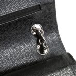 CHANEL Caviar Jumbo Double Flap Bag - Black - 图片 12