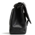 CHANEL Caviar Jumbo Double Flap Bag - Black - 图片 4
