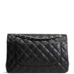 CHANEL Caviar Jumbo Double Flap Bag - Black - 图片 5