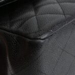 CHANEL Caviar Jumbo Double Flap Bag - Black - 图片 8