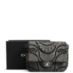 CHANEL CC Denim Wave Flap Bag - Gray - 图片 3
