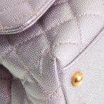 CHANEL Iridescent Caviar Extra Mini Coco Handle Flap Bag - Purple - 图片 8