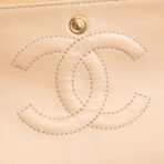CHANEL Caviar Medium Double Flap Shoulder Bag - Beige - 图片 14