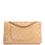 CHANEL Caviar Medium Double Flap Shoulder Bag - Beige - 图片 6