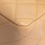 CHANEL Caviar Medium Double Flap Shoulder Bag - Beige - 图片 10