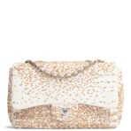 CHANEL Sequins Flap Bag - Ivory