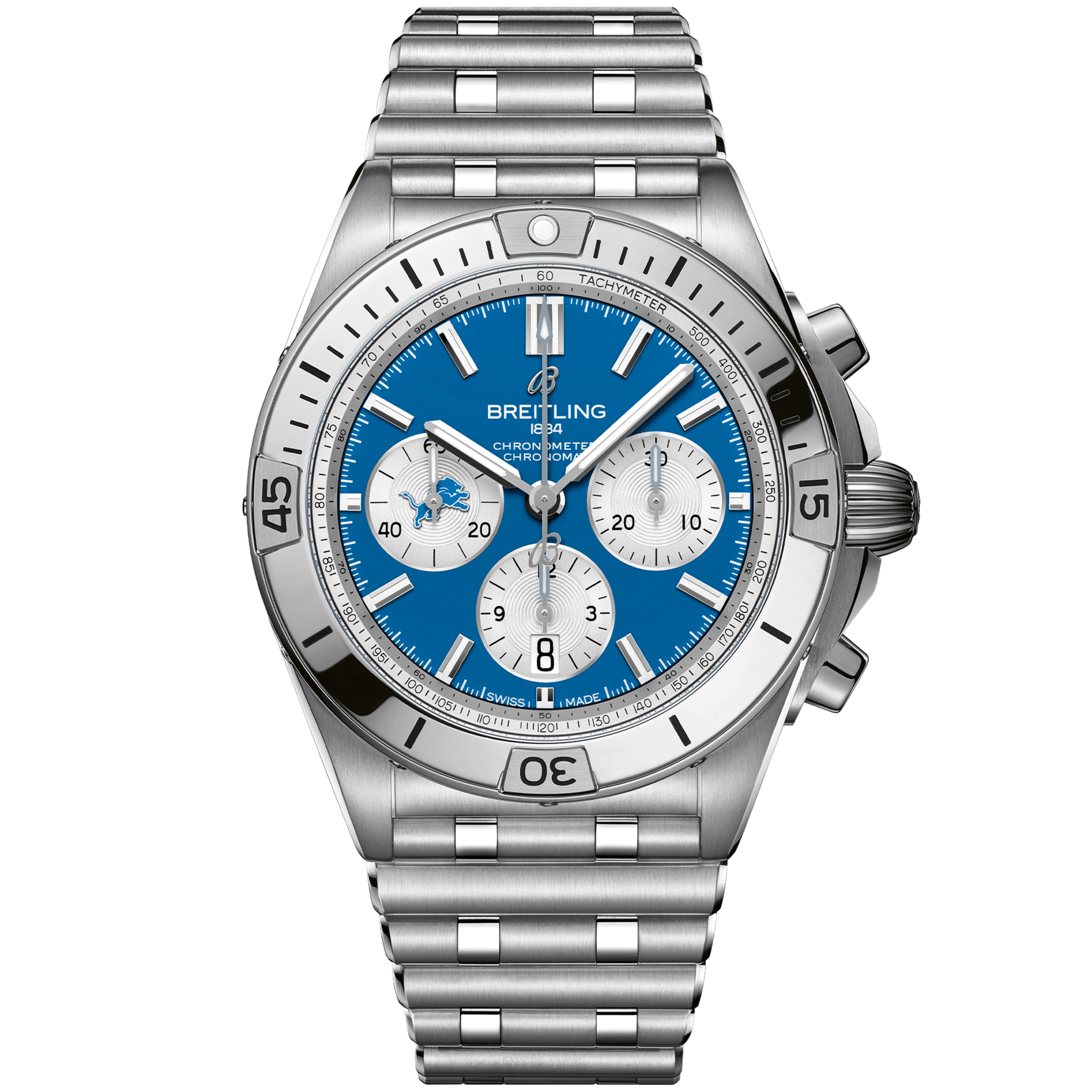 Chronomat_B0142_AB01342B1CCA1_STEEL_DETROIT_LIONS_DIGITAL.png Chronomat B01 42 NFL Detroit Lions Edition AB01342B1CCA1 - 图片 1