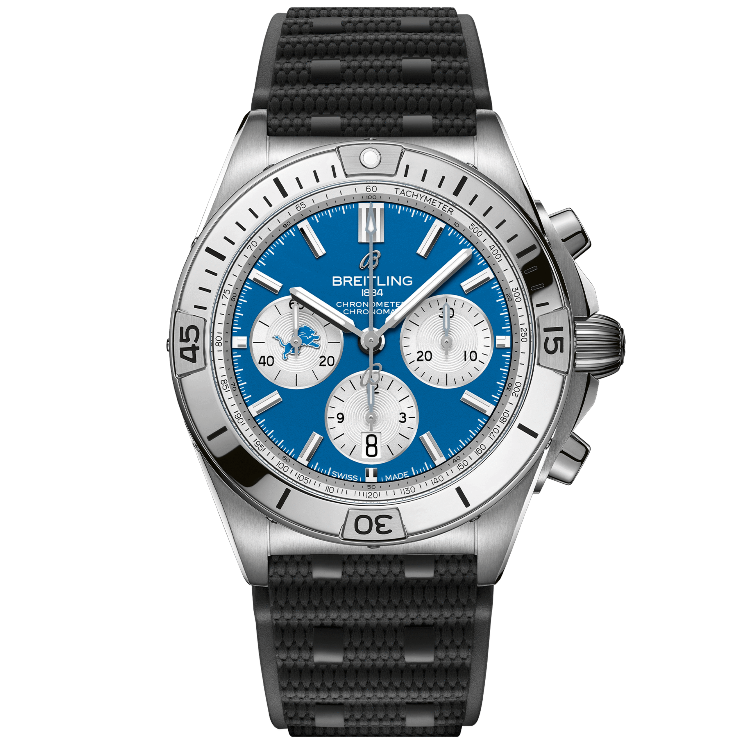 Chronomat_B0142_AB01342B1CCS1_RUBBER_DETROIT_LIONS_DIGITAL.png Chronomat B01 42 NFL Detroit Lions Edition AB01342B1CCS1 - 图片 1