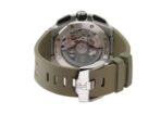 43mm Chronograph Steel Ceramic Smoked Light Brown Dial Taupe Strap - 图片 5