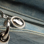 DIOR Vintage Medium Lady Dior w/Strap - Denim Cannage - 图片 17