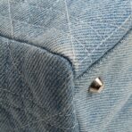 DIOR Vintage Medium Lady Dior w/Strap - Denim Cannage - 图片 9