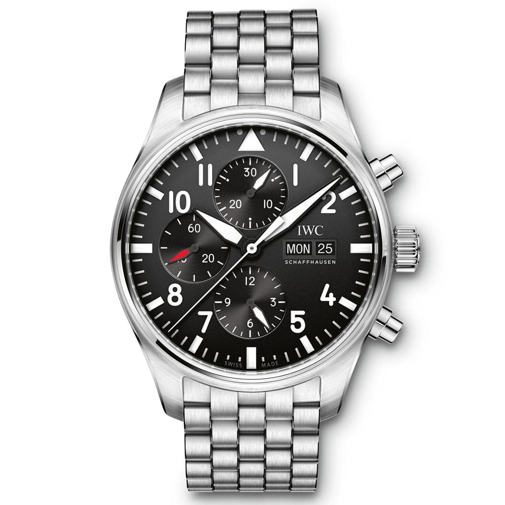 Front_bfa1278f-5c2b-46fb-a76d-4e5235a3a8da.jpg IWC Pilot's Watch Chronograph IW377710 - 图片 1
