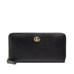 Leather Zip Around Wallet