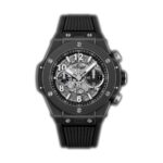44mm Unico Black Magic Ceramic Chronograph Skeleton Dial