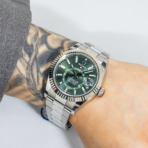 Rolex Sky-Dweller 336934 – 42mm Stainless Steel & White Gold Green Dial Oyster Bracelet - 图片 6