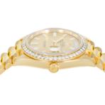 Rolex 18k Yellow Gold Day-Date 40mm, 228348RBR Factory Diamond Bezel and President Bracelet - 图片 3