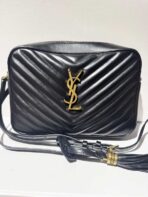 Lou Camera Bag in Quilted Leather Bronze Hardware - 图片 6