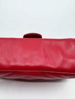 GG Marmont Mini Matelasse Red Leather Shoulder Bag - 图片 11