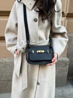 Hermès Mini Jypsiere Black Evergrain GHW - 图片 9