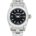 Rolex Oyster Perpetual Date Ref. 67180 – Black Arabic Numeral Dial – Steel - 图片 2