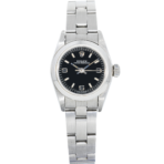 Rolex Oyster Perpetual Date Ref. 67180 – Black Arabic Numeral Dial – Steel