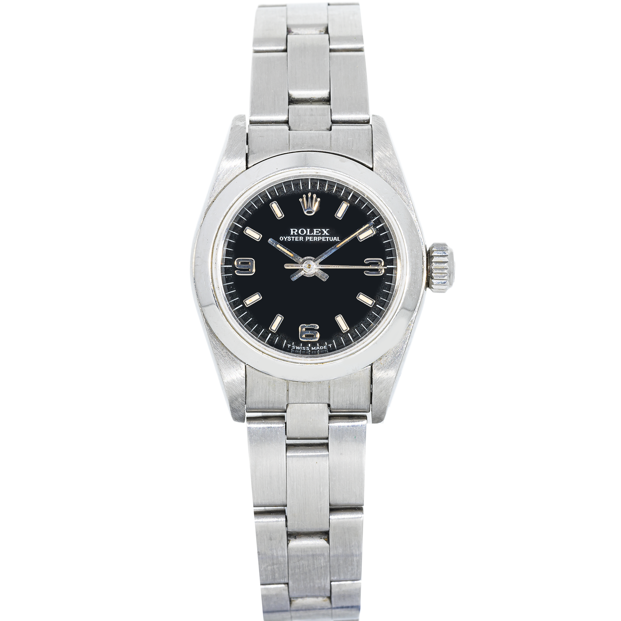 IMG_7310.png Rolex Oyster Perpetual Date Ref. 67180 – Black Arabic Numeral Dial – Steel - 图片 1