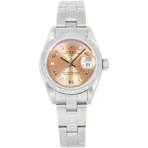 Rolex Oyster Perpetual Date 79170 26mm Pink Arabic Dial