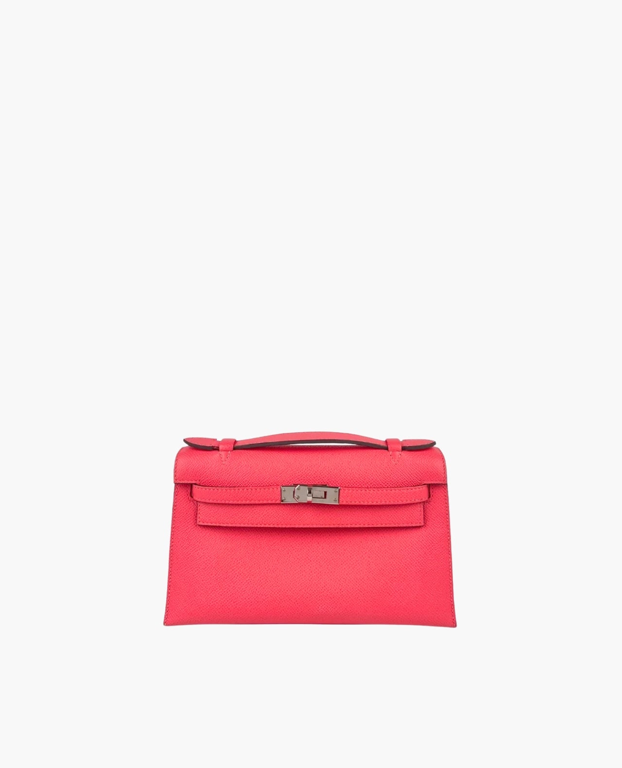 LHproducts_2.jpg Hermès Kelly Pochette Clutch Rose Azalee Epsom PHW - 图片 1