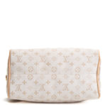 LOUIS VUITTON Speedy 20 Bandouliere Jacquard Mini Monogram Canvas - Mastic Cream - 图片 7