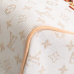 LOUIS VUITTON Speedy 20 Bandouliere Jacquard Mini Monogram Canvas - Mastic Cream - 图片 8