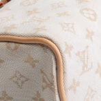 LOUIS VUITTON Speedy 20 Bandouliere Jacquard Mini Monogram Canvas - Mastic Cream - 图片 9