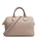 LOUIS VUITTON Monogram Empreinte Speedy Bandouliere 25 - Turtledove