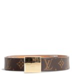 LOUIS VUITTON Vintage Ceinture Carre Belt Monogram