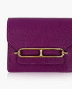 Hermès Roulis Slim Wallet Belt Bag Purple GHW - 图片 2