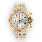 Breitling Chronomat Evolution Stainless Steel & Yellow Gold White Dial 44mm