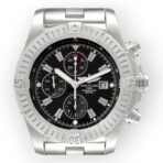 Breitling Super Avenger A13370 Black Dial Chronograph Steel Mens Watch - 图片 2