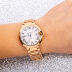 Cartier Ballon Bleu W69004Z2 36MM White Dial With Rose Gold Bracelet - 图片 2