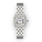 Cartier Panthere Small Steel Diamond Bezel Ladies Watch W4PN0007