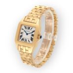 Cartier Santos Demoiselle Midsize W25062X9 Yellow Gold Ladies Watch - 图片 5