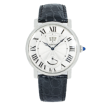 Cartier Tank Américaine W1556369 – Stainless Steel Automatic Watch with Leather Strap