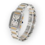 Cartier Tank Française Chronograph W51004Q4 28mm White Dial With Stainless Steel and Yellow Gold Bracelet - 图片 6