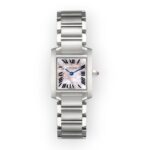 Cartier Tank Francaise Small W51008Q3 25mm Pink Mother Of Pearl Dial