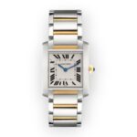 Cartier Tank Francaise Steel Yellow Gold Watch W51006Q4