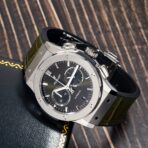 Hublot Classic Fusion Chronograph 541.NX.8970.LR 42MM Green Dial With Leather Bracelet - 图片 3