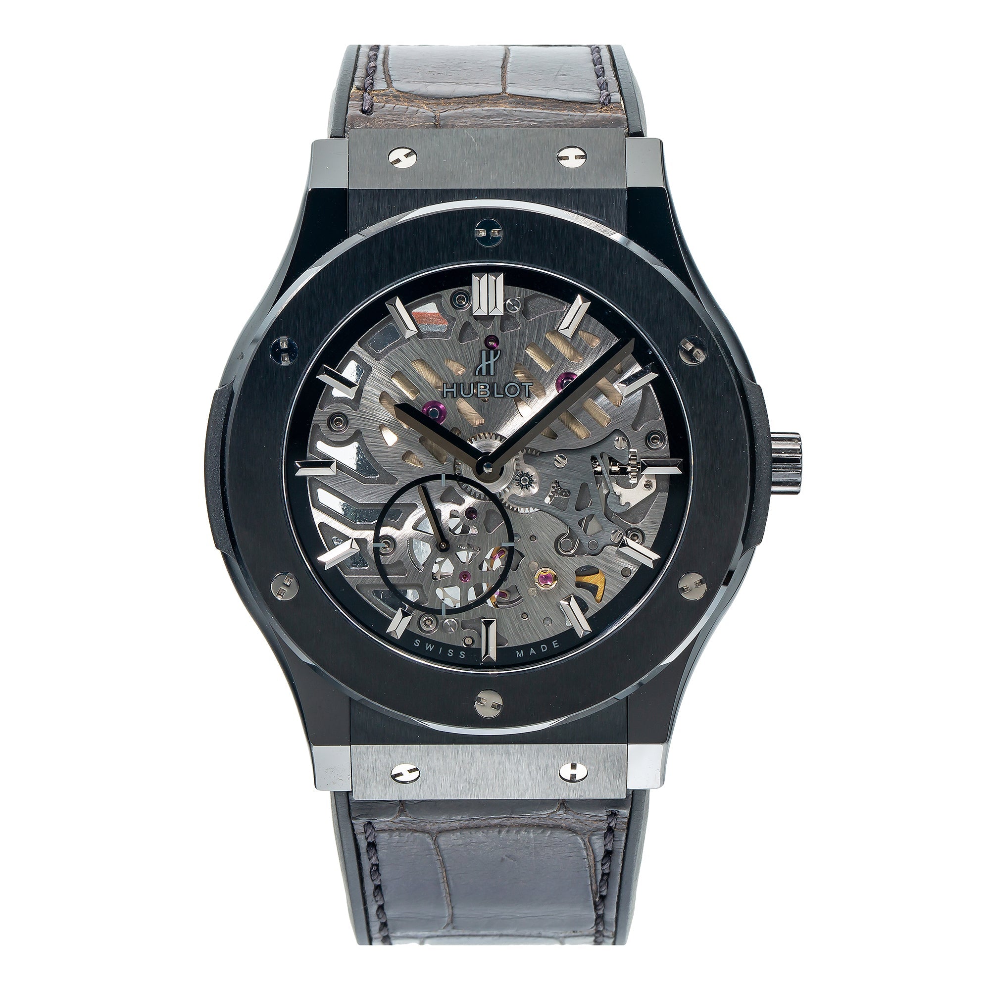 Pre-Owned-Hublot-Classic-Fusion-Ultra-Thin-515_NX_0170_LR-45MM-Transparent-Dial-With-Leather-Bracelet-JD-Watches-NY_9bdd7eb7.jpg Hublot Classic Fusion Ultra-Thin 515.NX.0170.LR 45MM Transparent Dial With Leather Bracelet - 图片 1